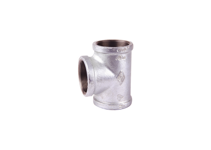 Galvanised Malleable Iron Equal Female Tee