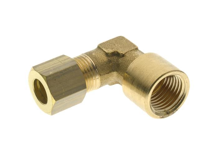 AIgnep 13290 Brass Compression Elbow