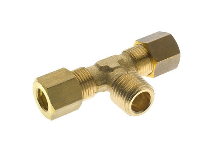 Aignep 13220 Brass Compression Tee