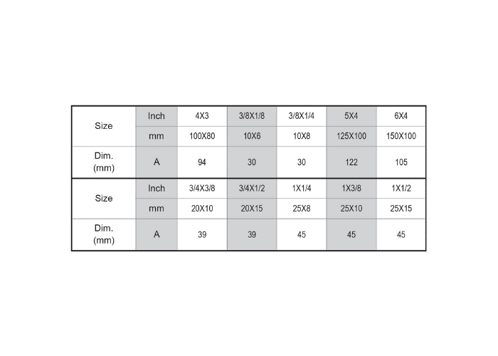 Galv Female Reducing Socket BSPT Data