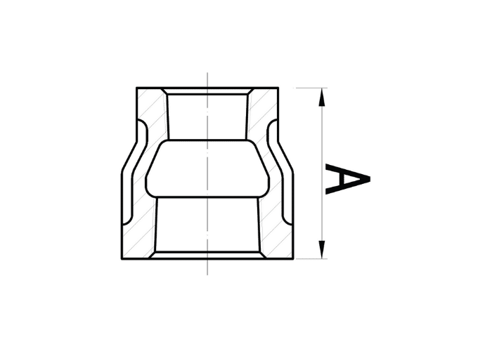 Galv Female Reducing Socket BSPT