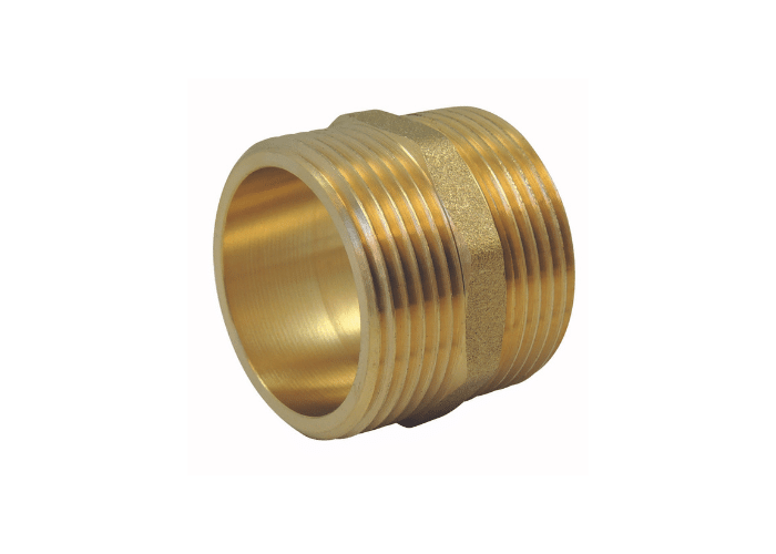 Brass Male BSPP Threaded Nipple