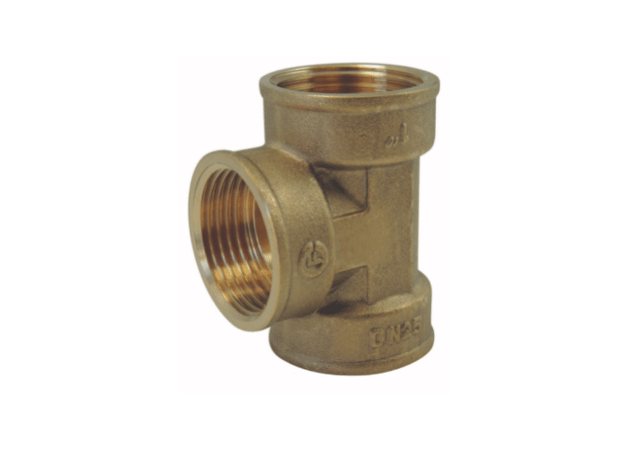 Brass Equal Female Threaded Tee BSPP