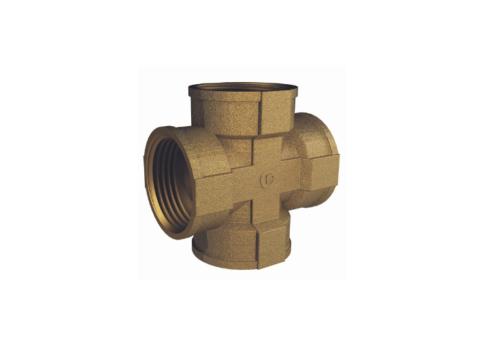 Brass Threaded Cross