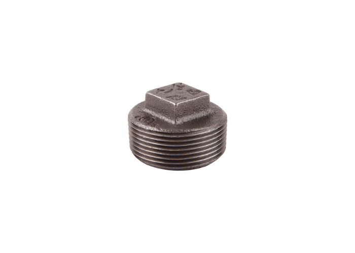 Black Plain Solid Plug 