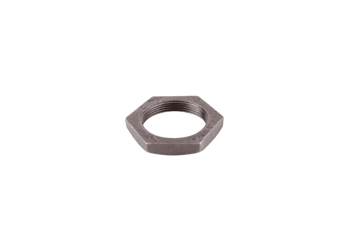 Black Malleable Iron Back Nut