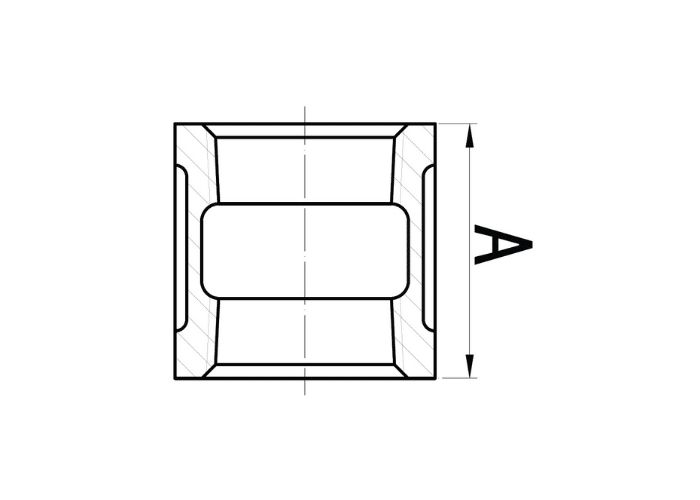 Galv Female Socket Drawing