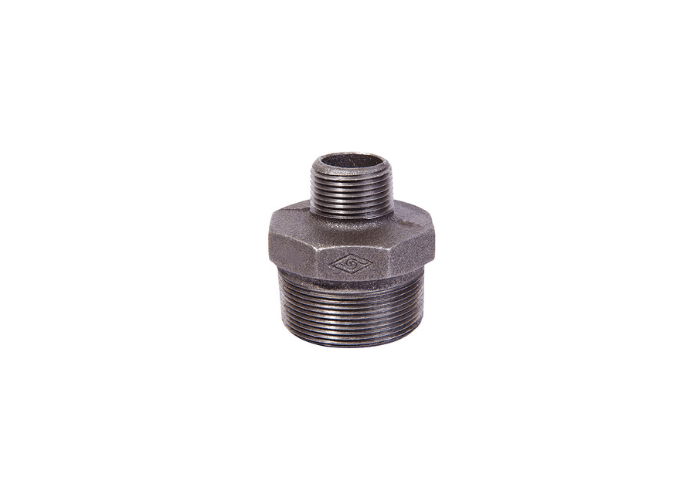 Black Hexagon Reducing Nipple