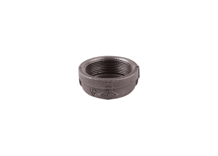 Black Malleable Iron Cap