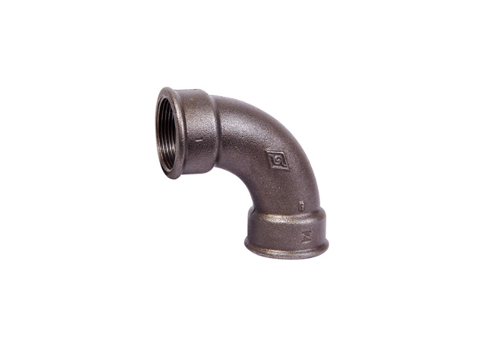 Black Malleable Iron Short Radius Bend